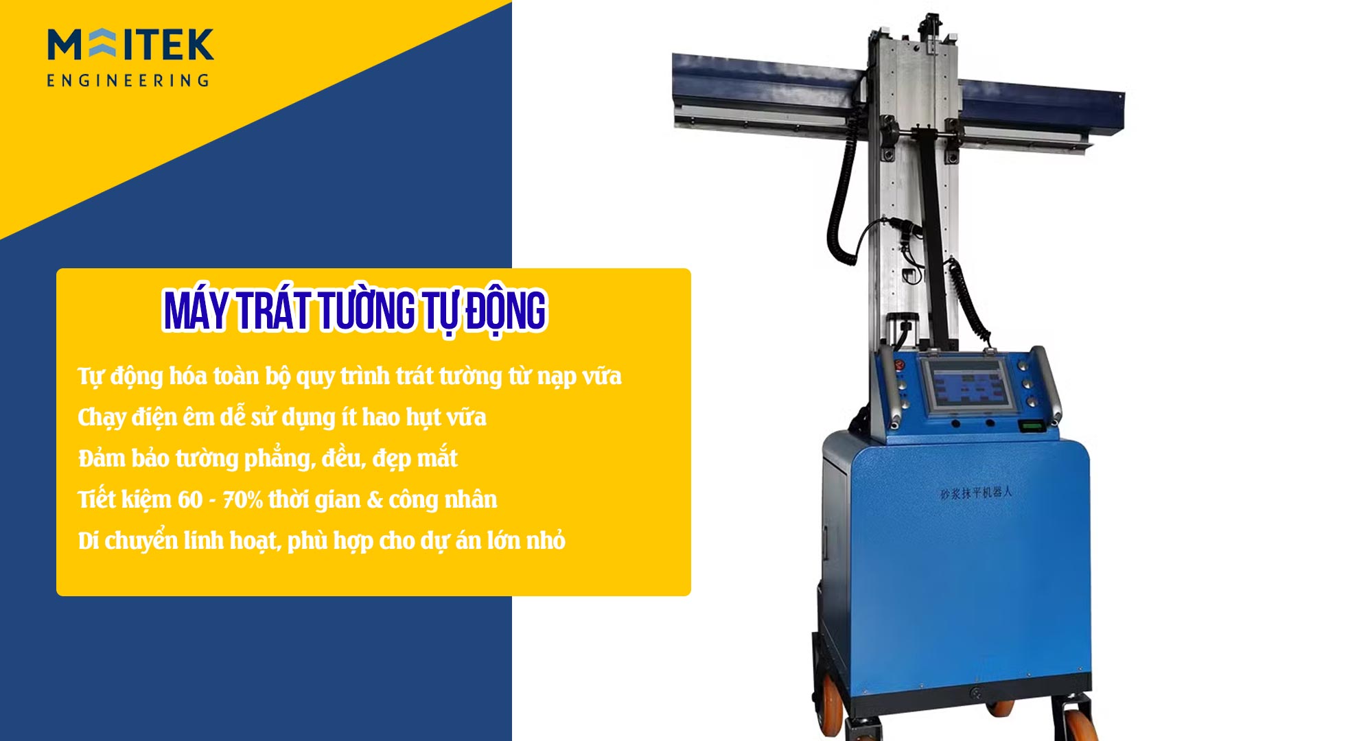 Hiệu suất và công nghệ phun trát tiên tiến