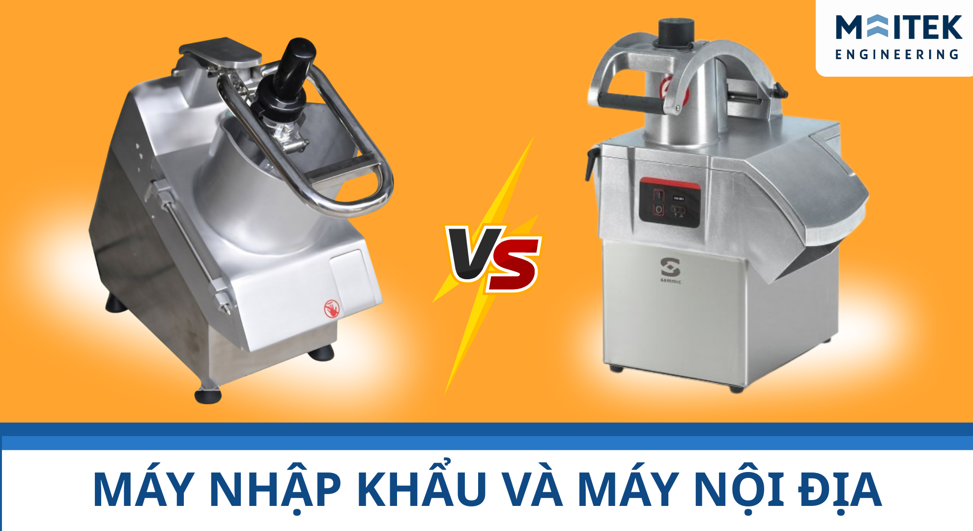 So sánh máy nhập khẩu và máy nội địa